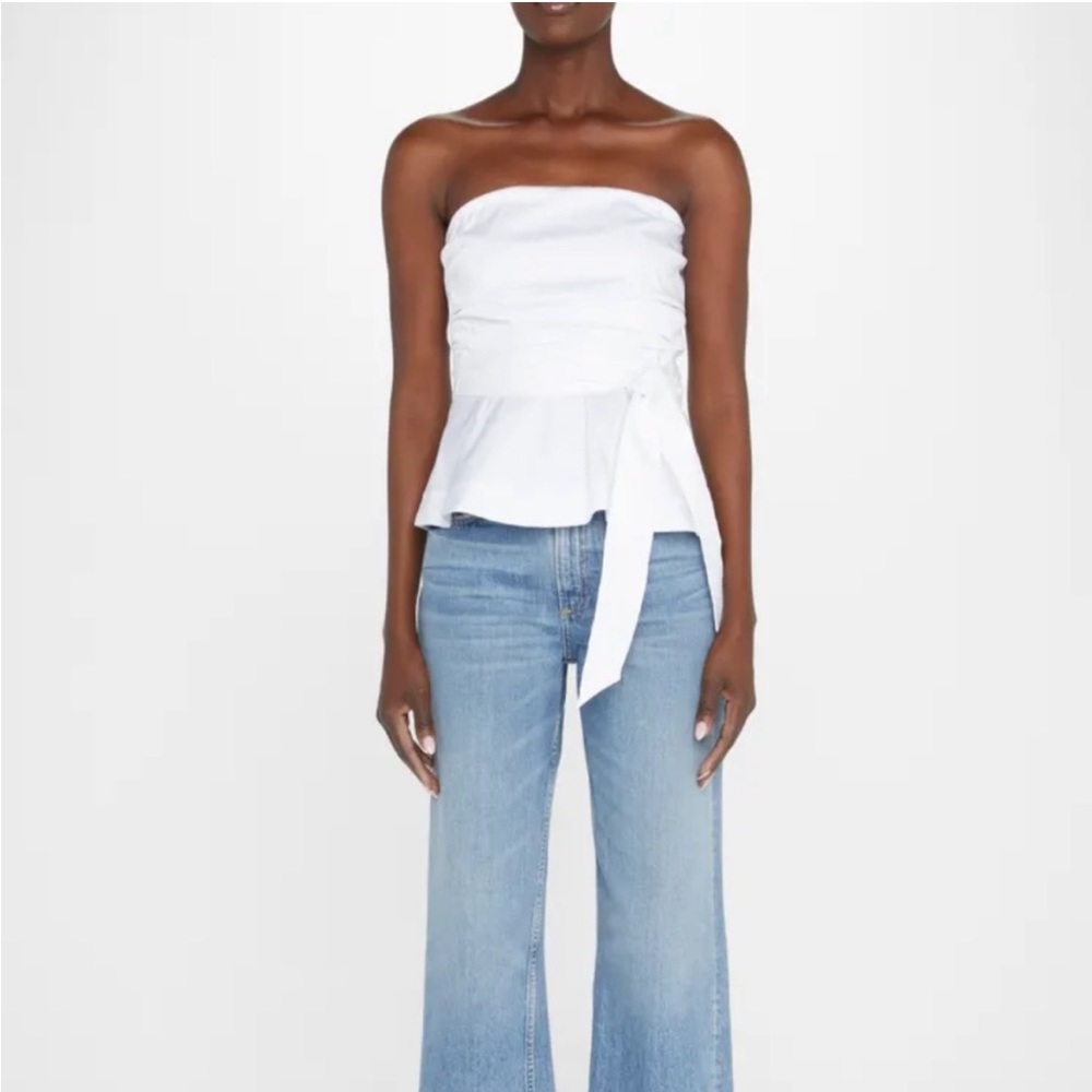 Veronica Beard Jolene Strapless Top